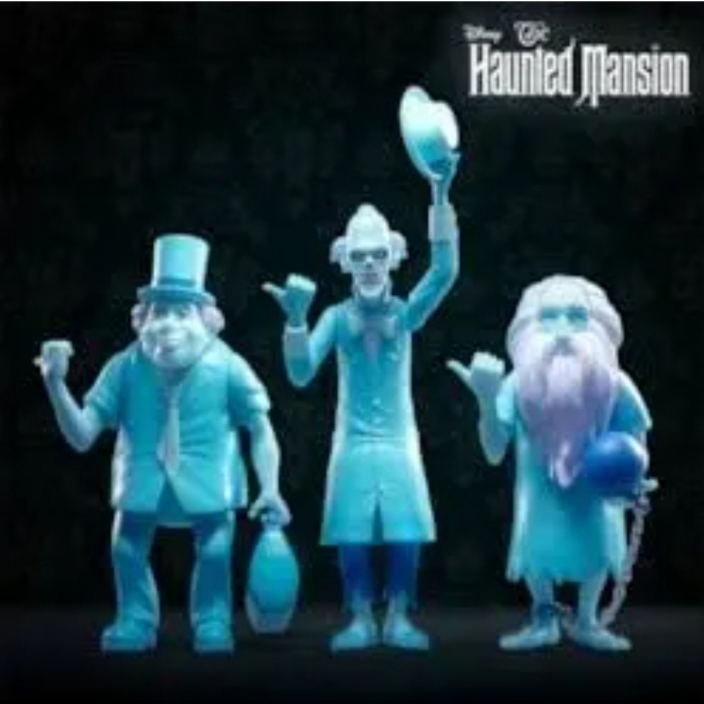 Disney Haunted Mansion Hitchhiking Ghosts ReAction Figure Set 2020 Super7 SDCC - Picture 3 of 14